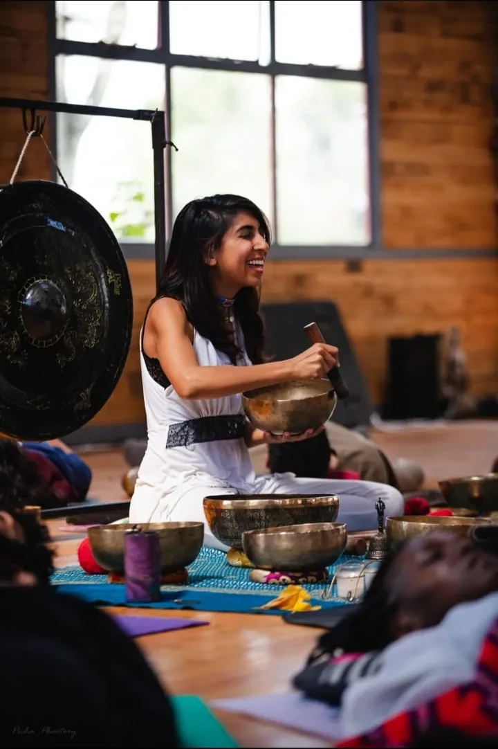 Nari — sound healer and wellness practitioner